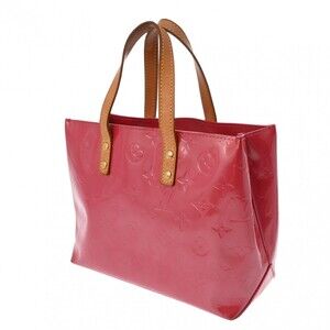 Louis Vuitton Vernis Framboise Handbag Monogram Reed